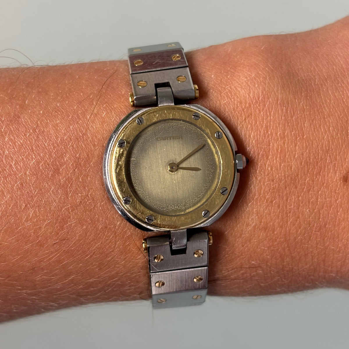 Cartier Santos Vendome Gold/Steel ghost dial