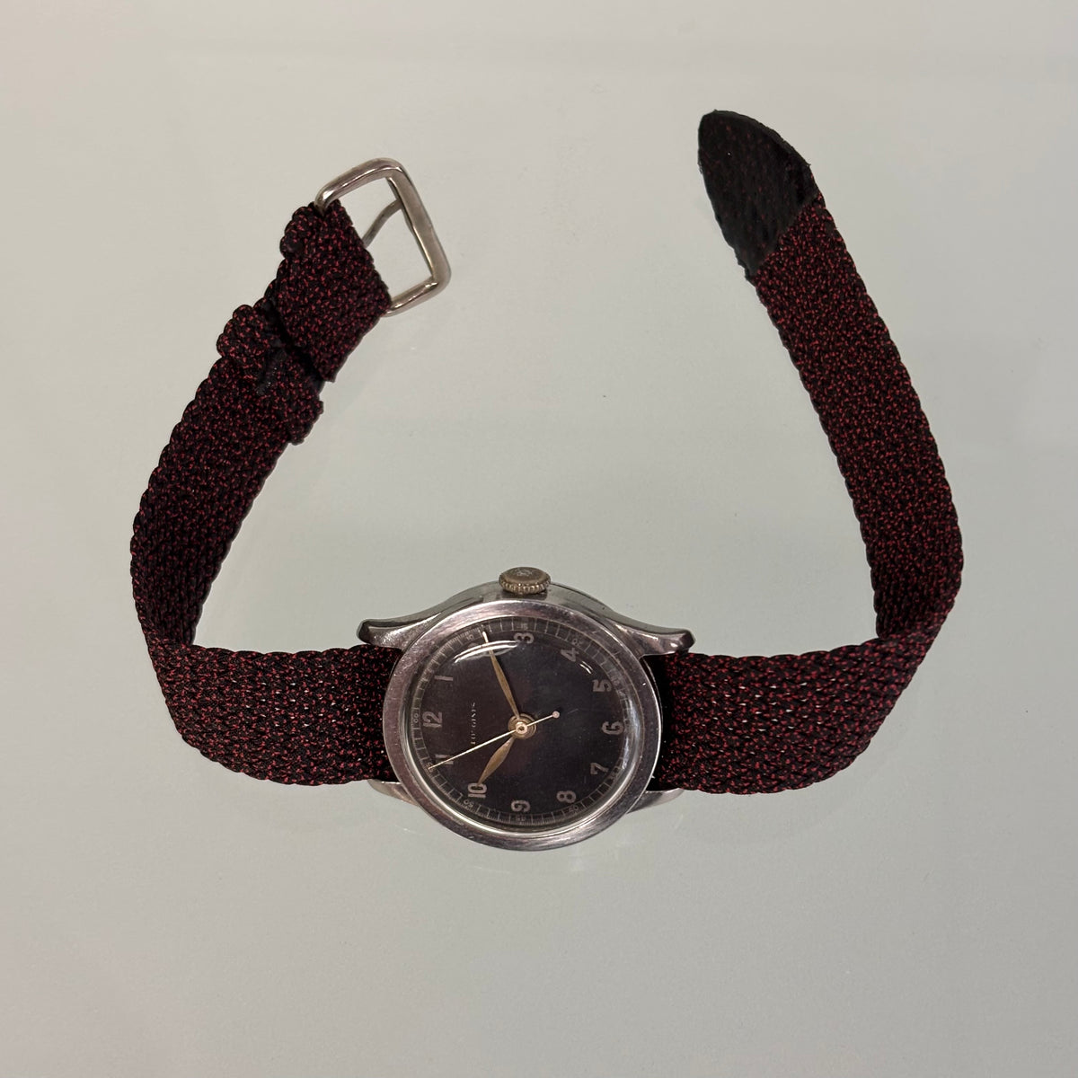 Longines Calatrava black Breguet dial