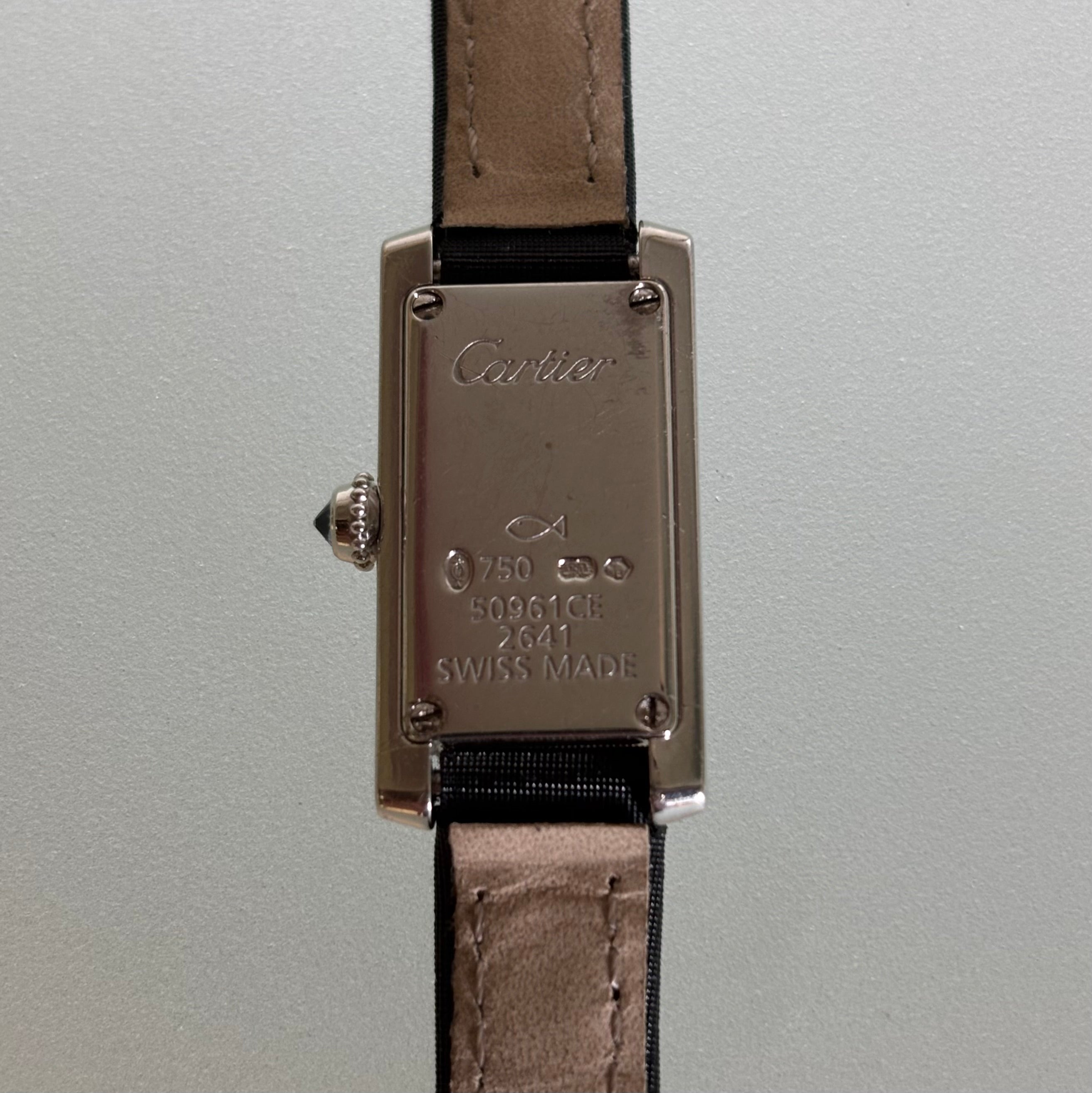 Cartier Tank Lanieres factory baguettes