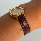 Cartier Santos Octagon Petit Model – 18K Gold, Diamond Dial