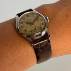 Cartier EWC Wristwatch – Steel Case with Patina Dial