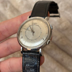 Cartier Memovox Jaeger-LeCoultre Steel Vintage Watch