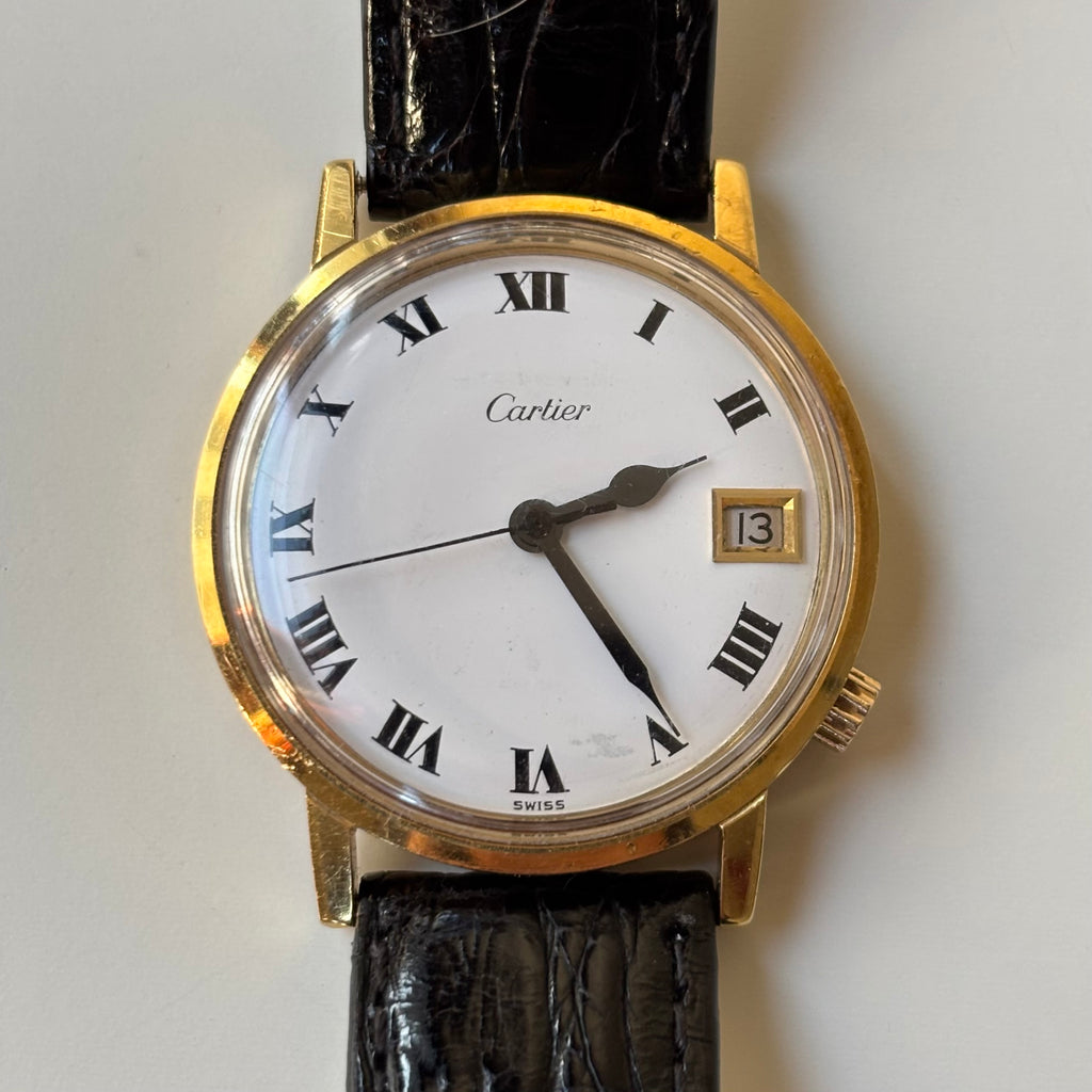 Bulova Accutron Wristwatch – Cartier Signed, 18K Gold