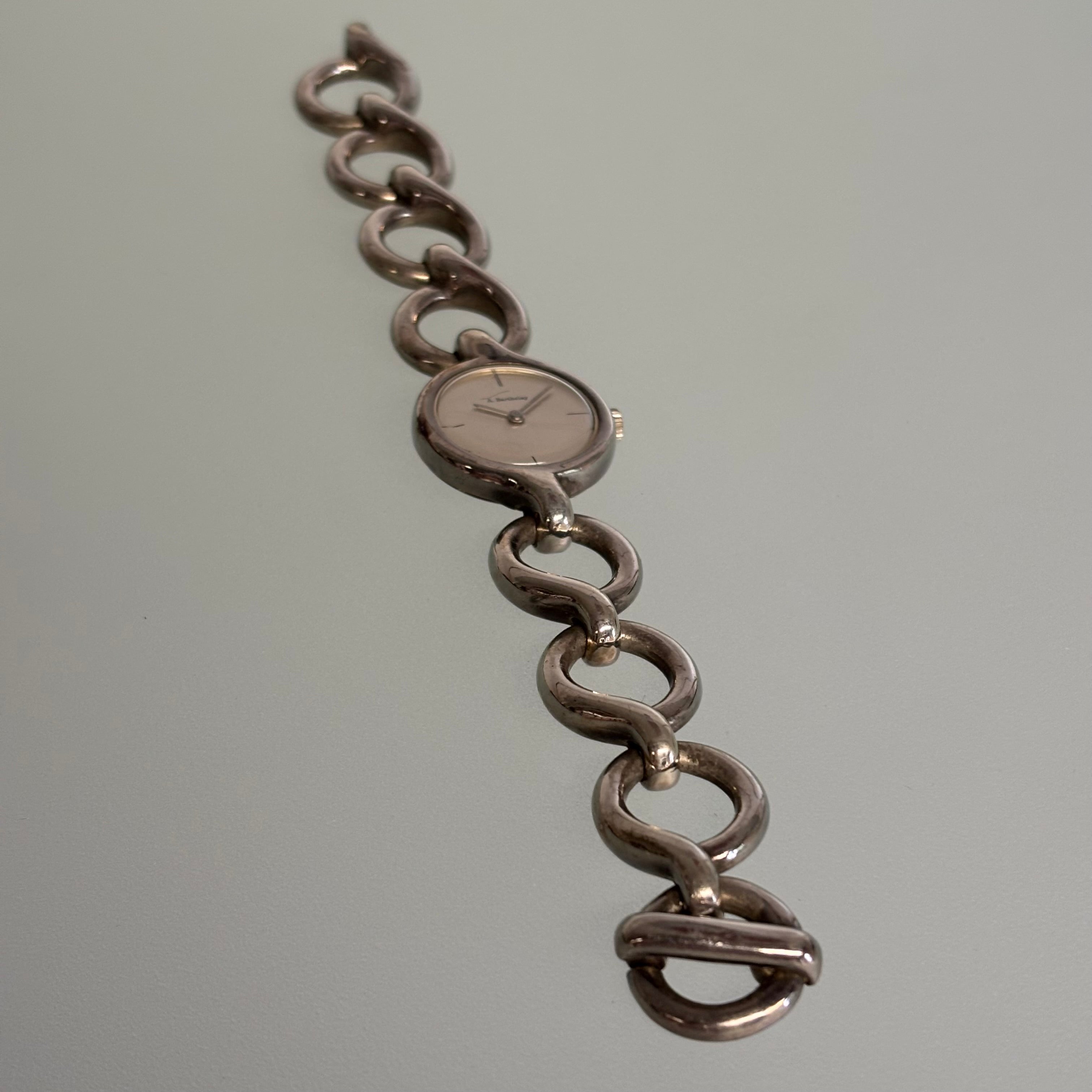 Barthelay silver bracelet watch