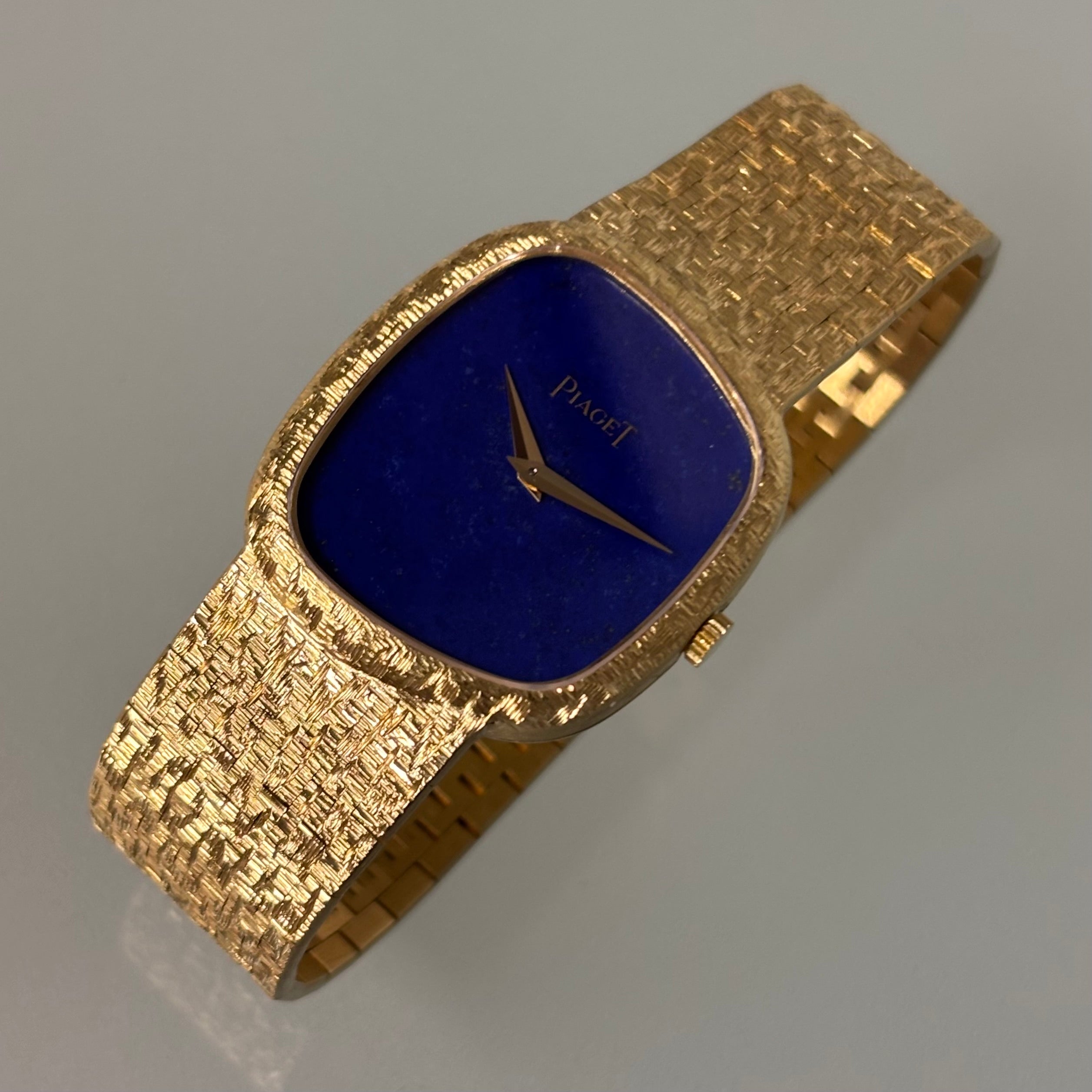 Piaget 18k gold Assymetric Lapis Full Set