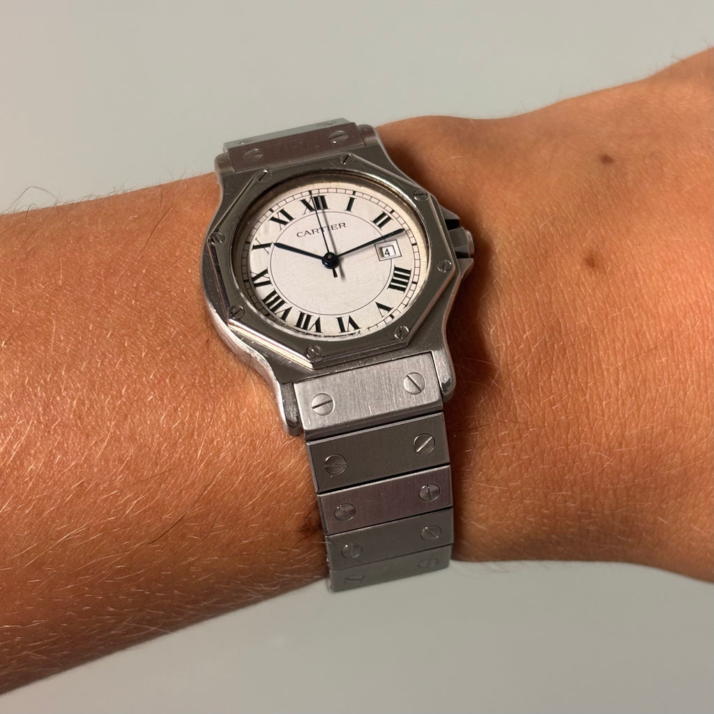 Cartier Santos Octagon Automatic GM Steel