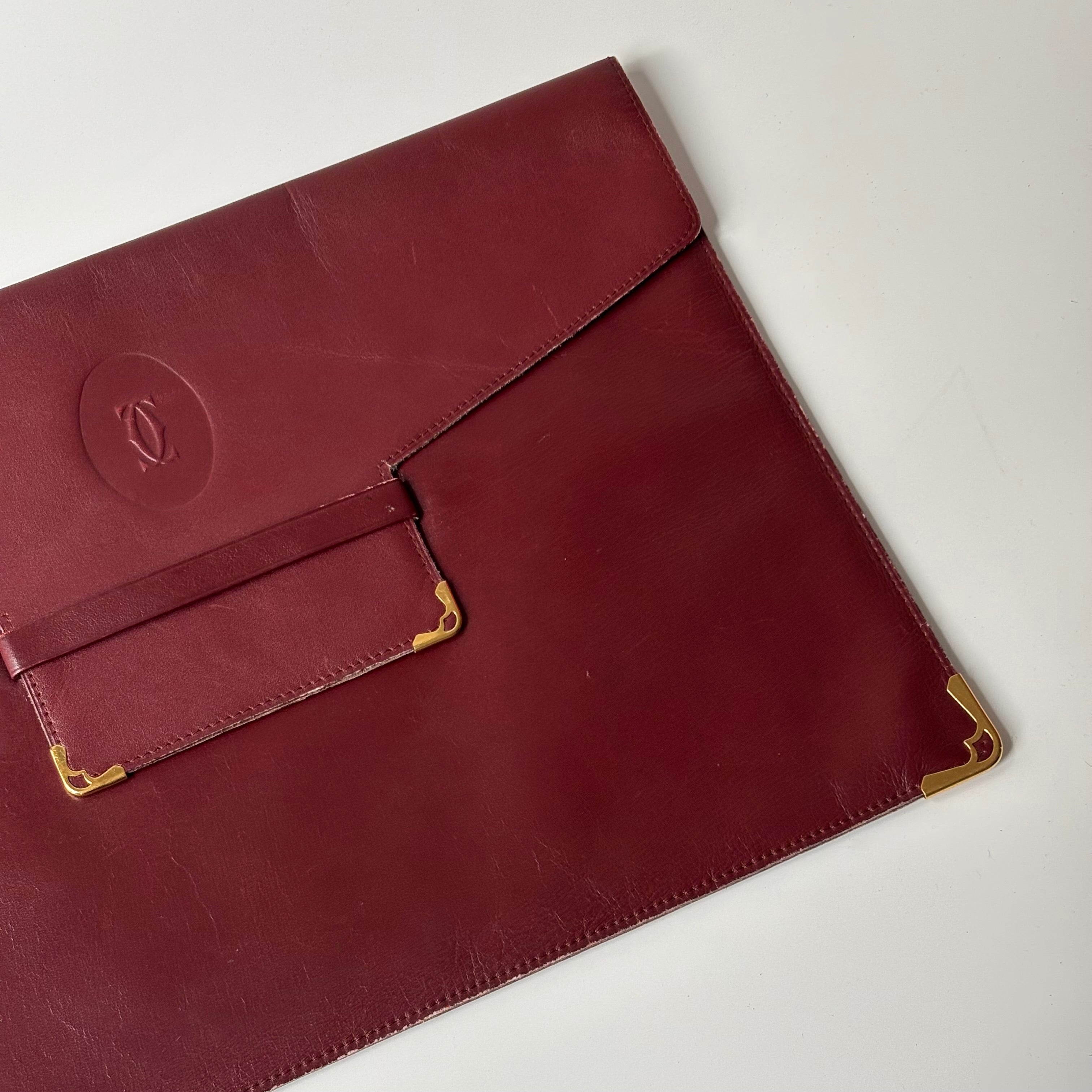 Cartier Leather Laptop bag