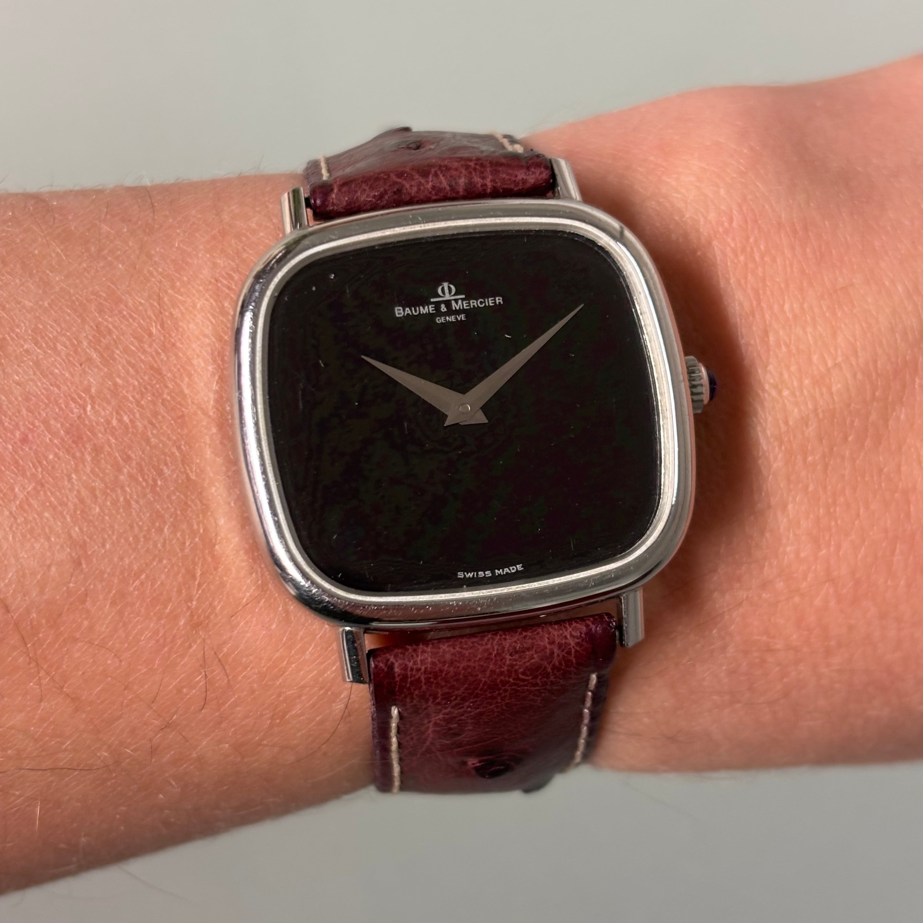 Baume & Mercier “TV Screen” Wristwatch – Black Dial