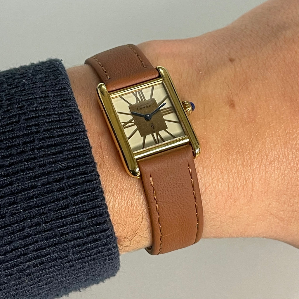 Cartier Tank Petit Model – Art Deco Dial, With Original Buckle