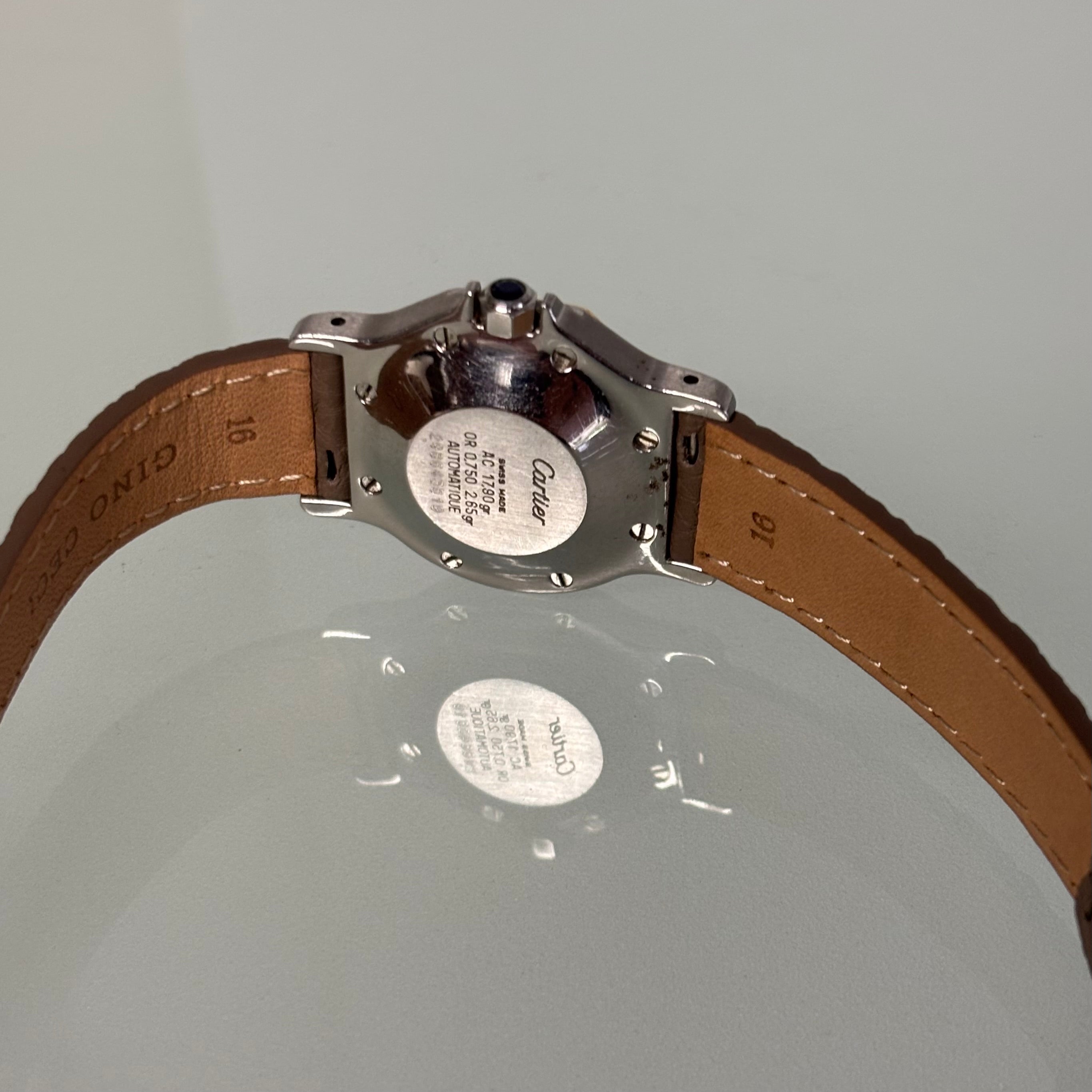 Cartier Santos Octagon Automatic GM Gold/Steel