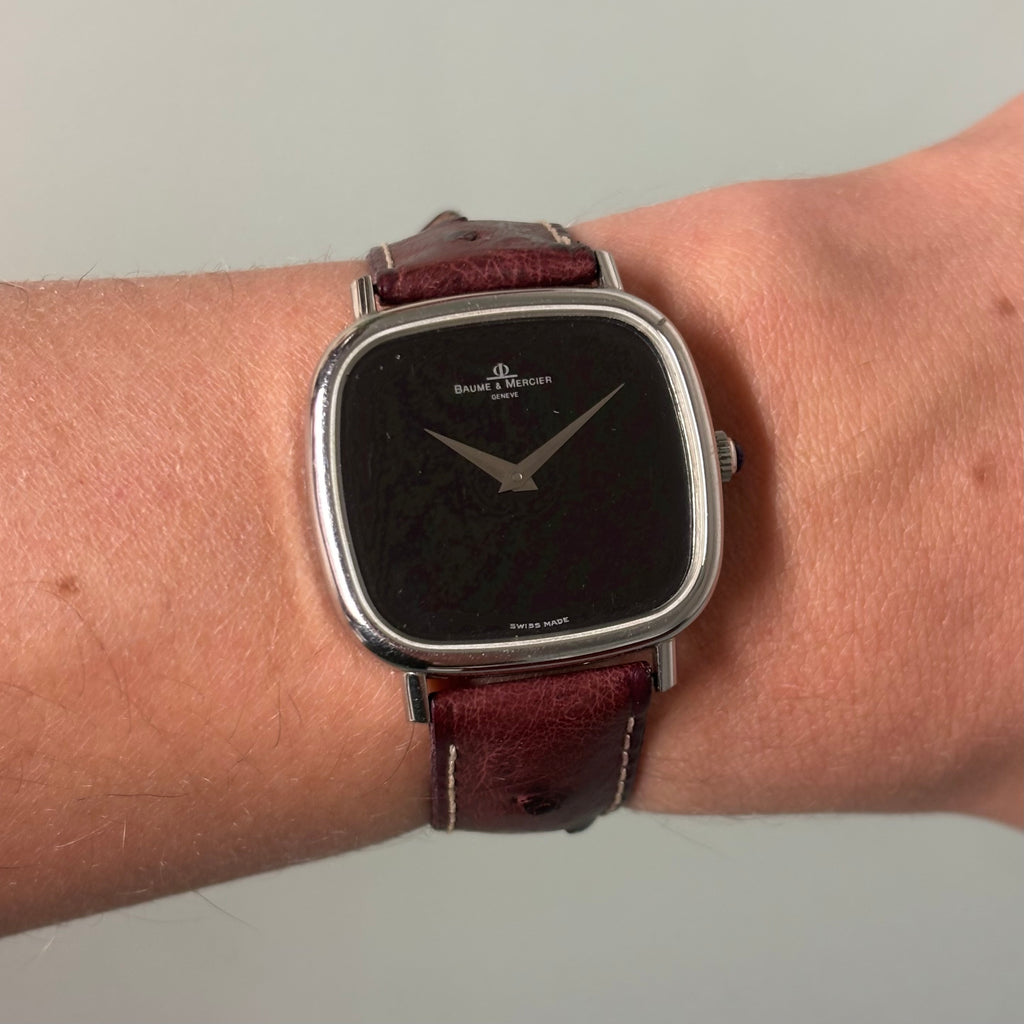 Baume & Mercier “TV Screen” Wristwatch – Black Dial