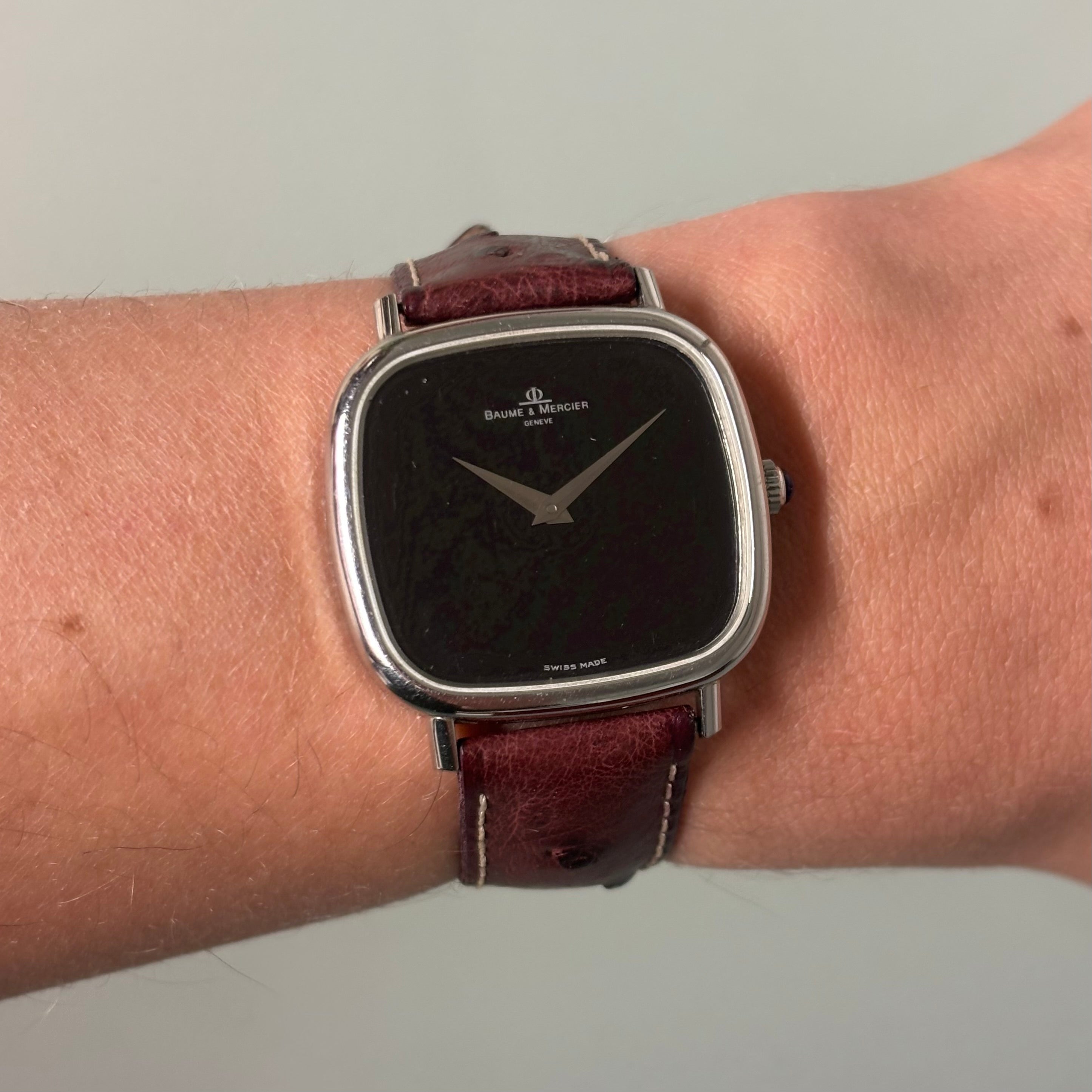 Baume & Mercier “TV Screen” Wristwatch – Black Dial