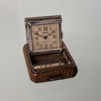 Tissot Golay fils & stahl double signed leather pocketwatch