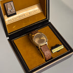 Cartier × Bulova Accutron – 14K Gold, Complete with Box