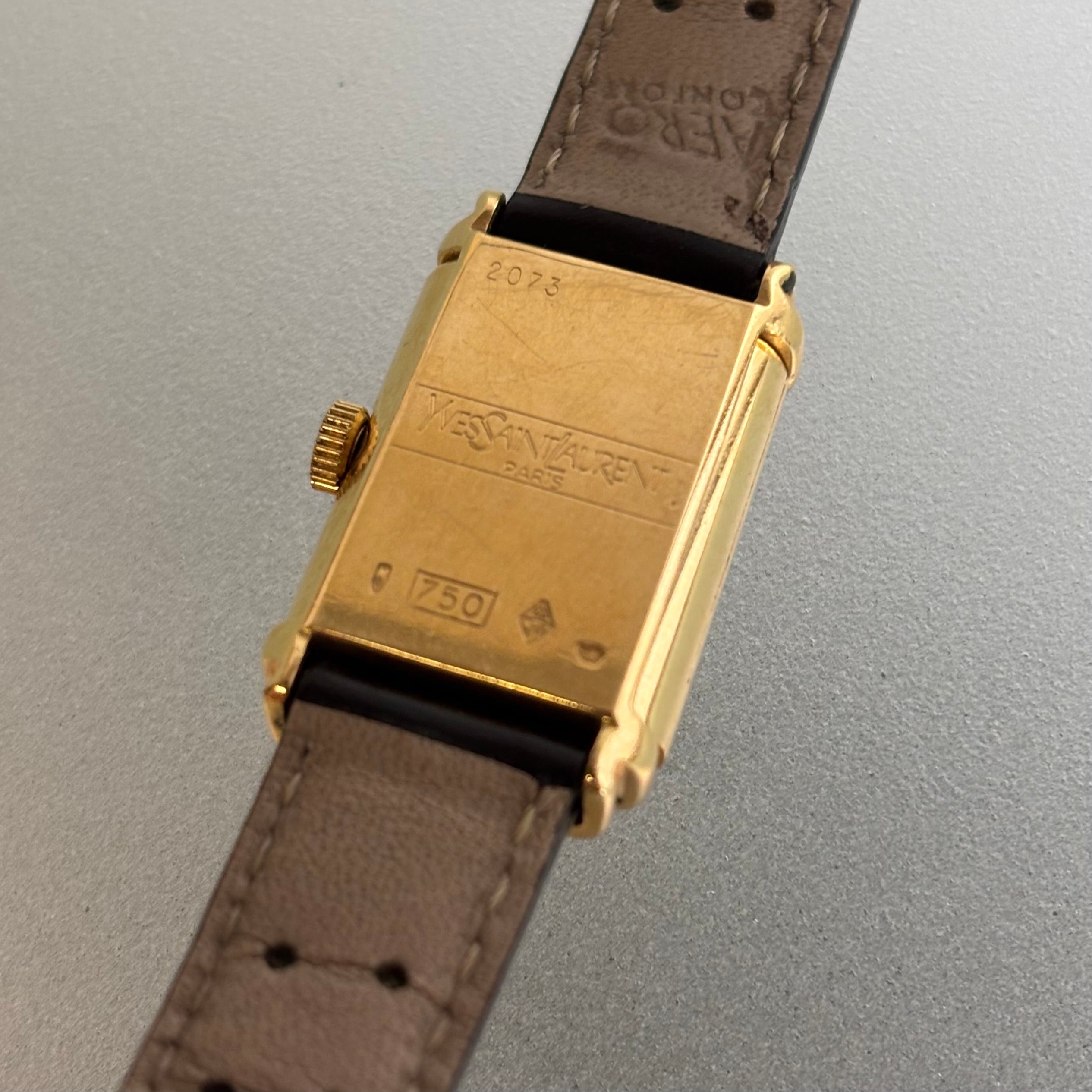 Yves Saint Laurent 18k Reverso