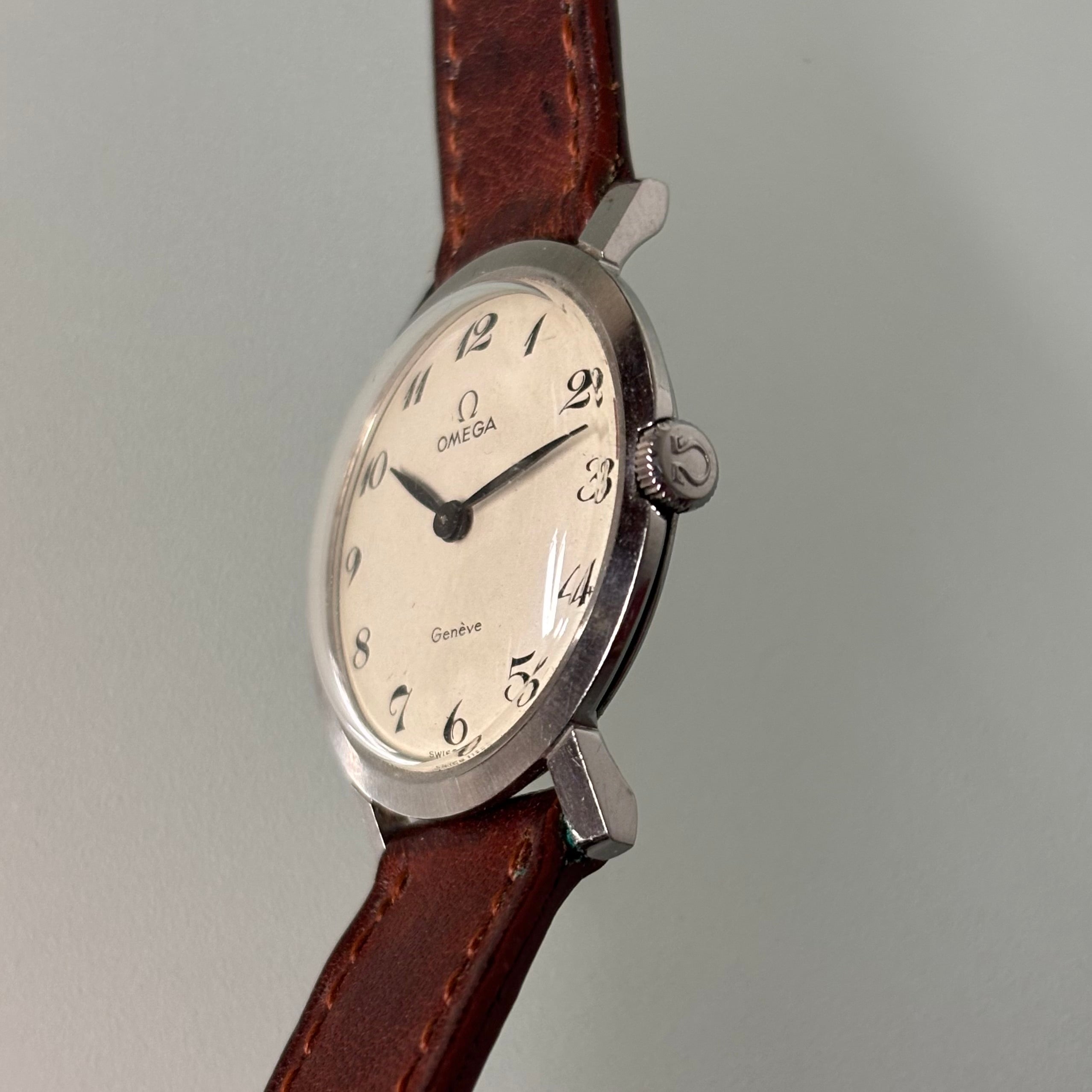 Omega Geneve Breguet Dial – Cream Dial Steel Case
