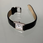 Cartier Tank PM Silver Blue roman numerals