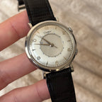 Cartier Memovox Jaeger-LeCoultre Steel Vintage Watch