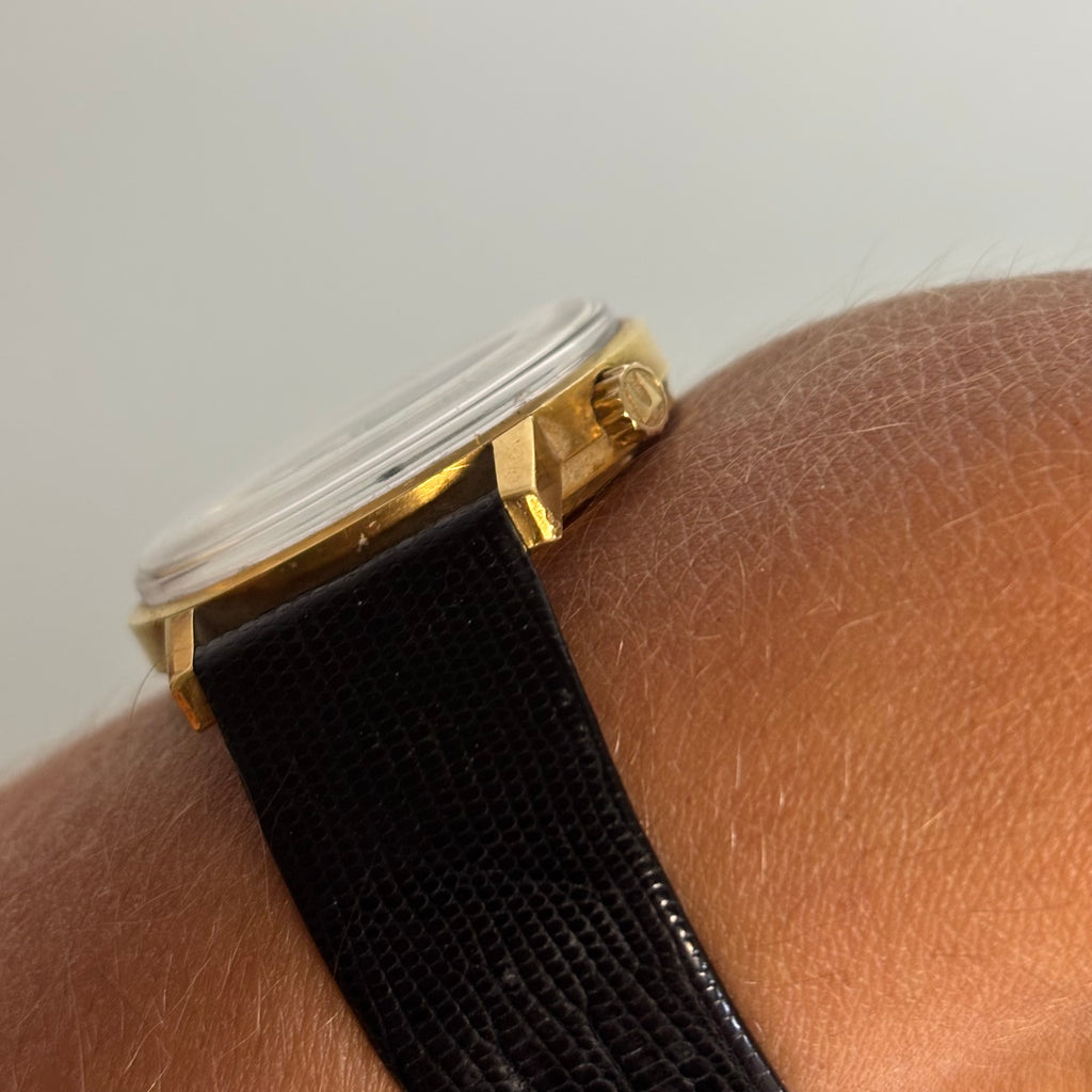Bulova Aucutron Cartier signed 18k