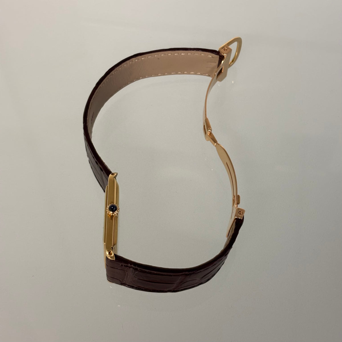 Cartier Tank Stepped “Pre-Merger” with 18k clasp