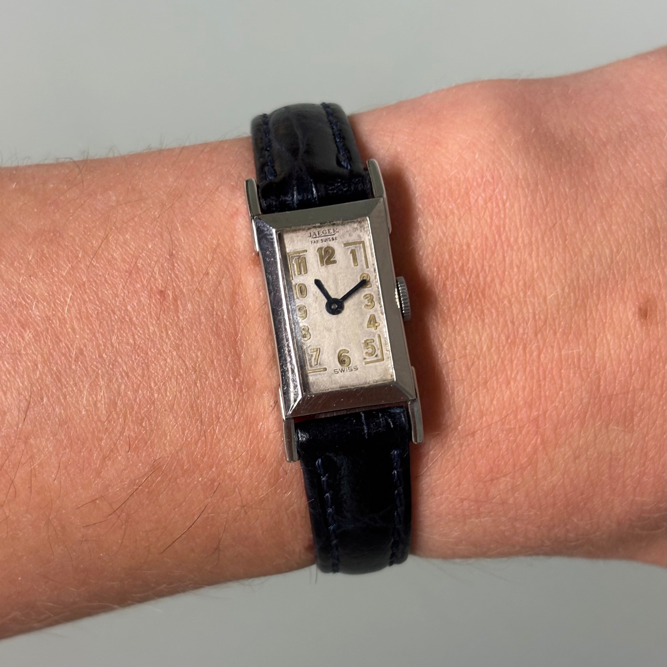 Jaeger LeCoultre Steel Ladies Vintage Watch