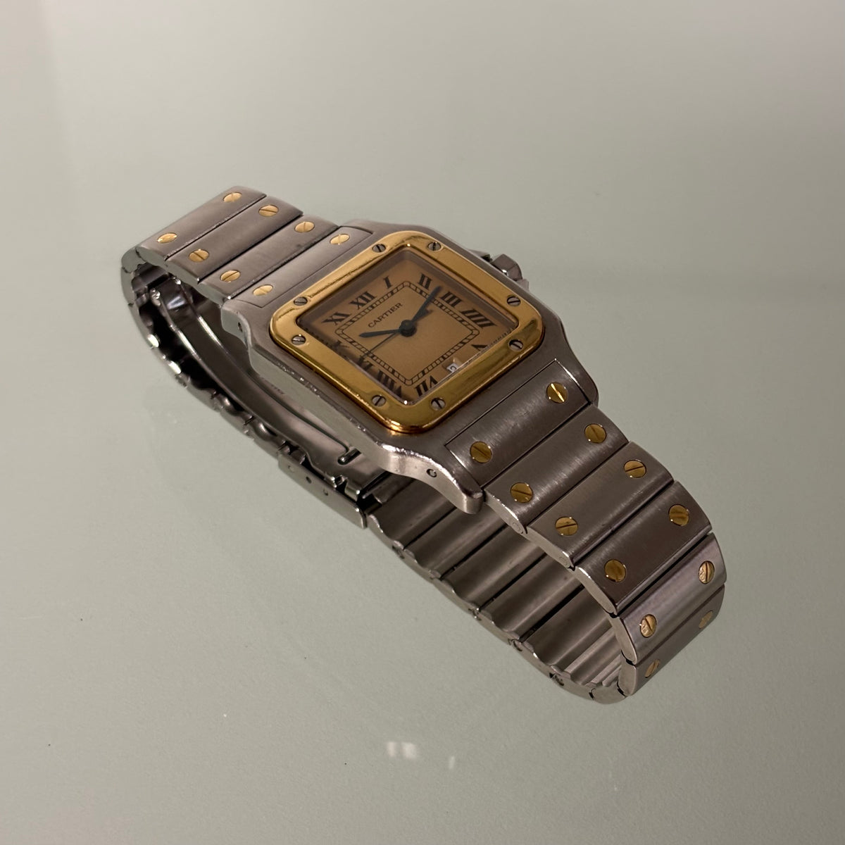 Cartier Santos Galbée GM Gold/Steel