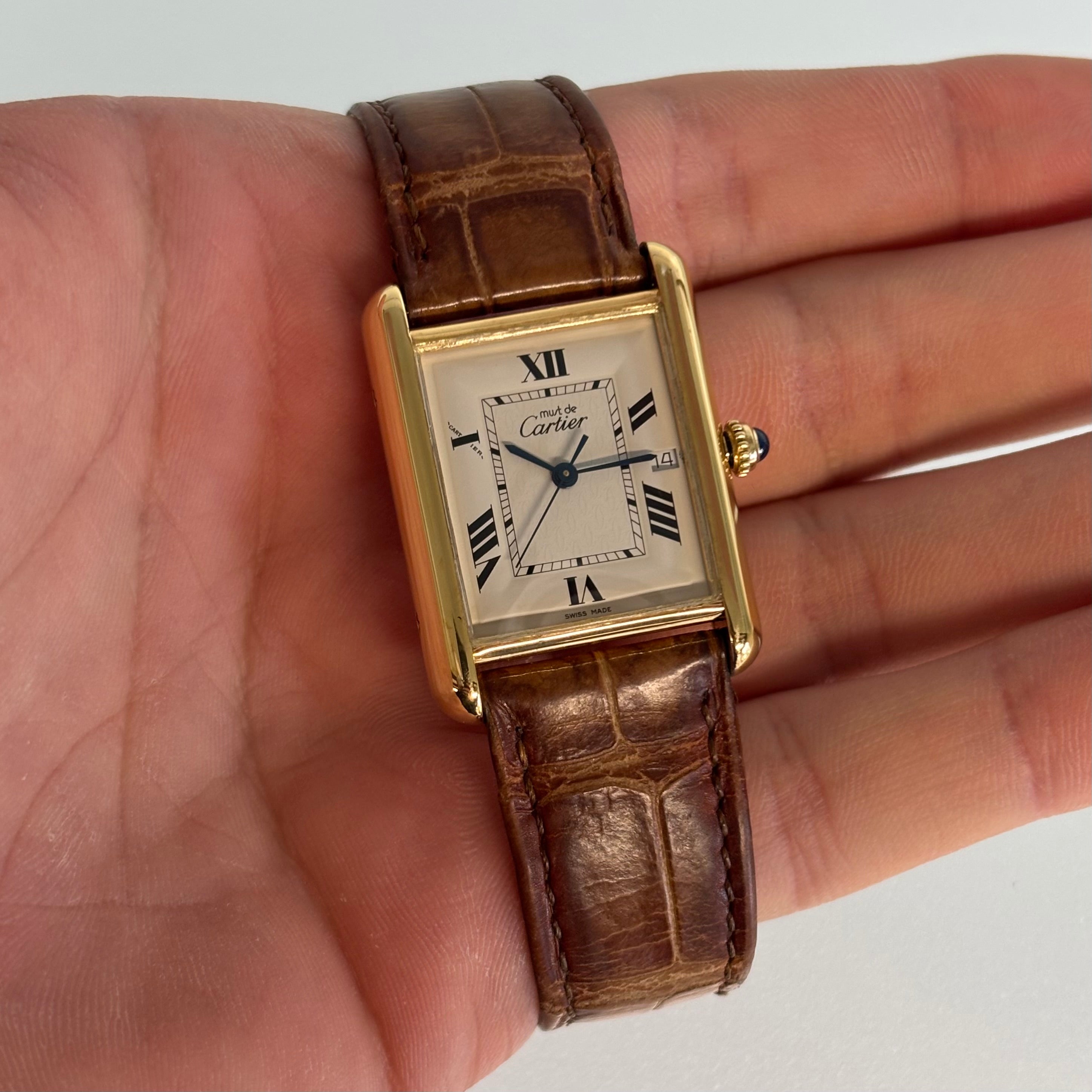 Cartier Tank XL with strap & clasp