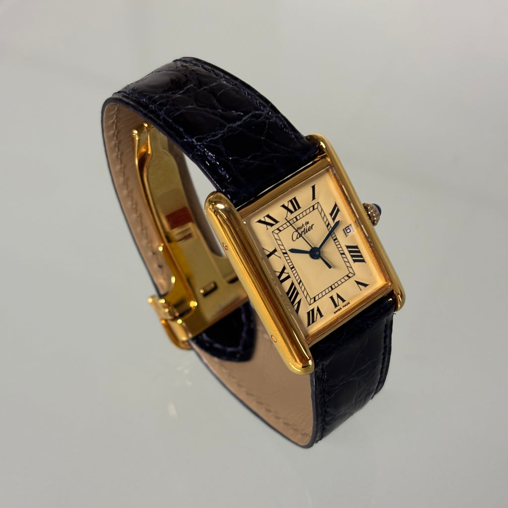 Cartier Tank XL with original strap & clasp