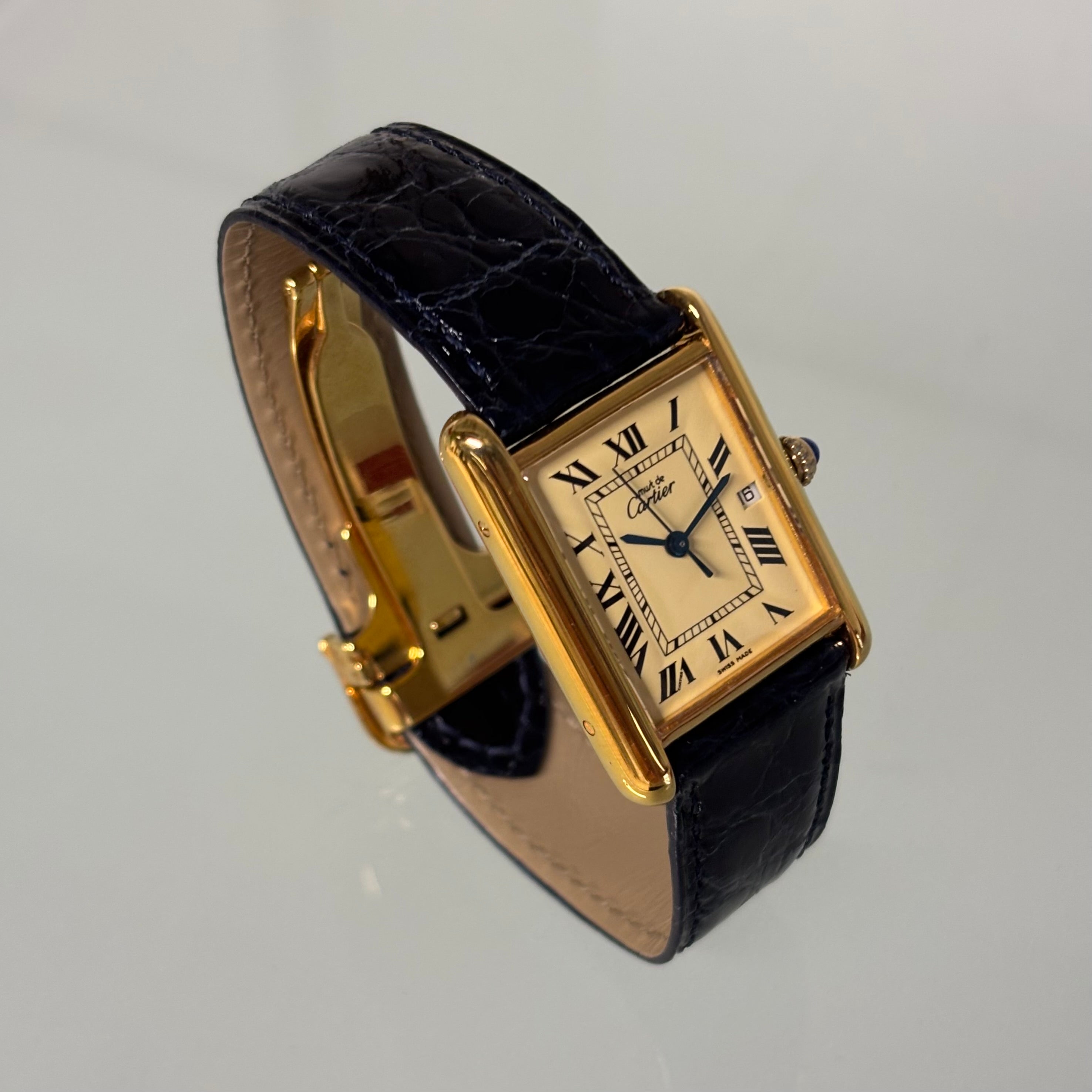 Cartier Tank XL with original strap & clasp
