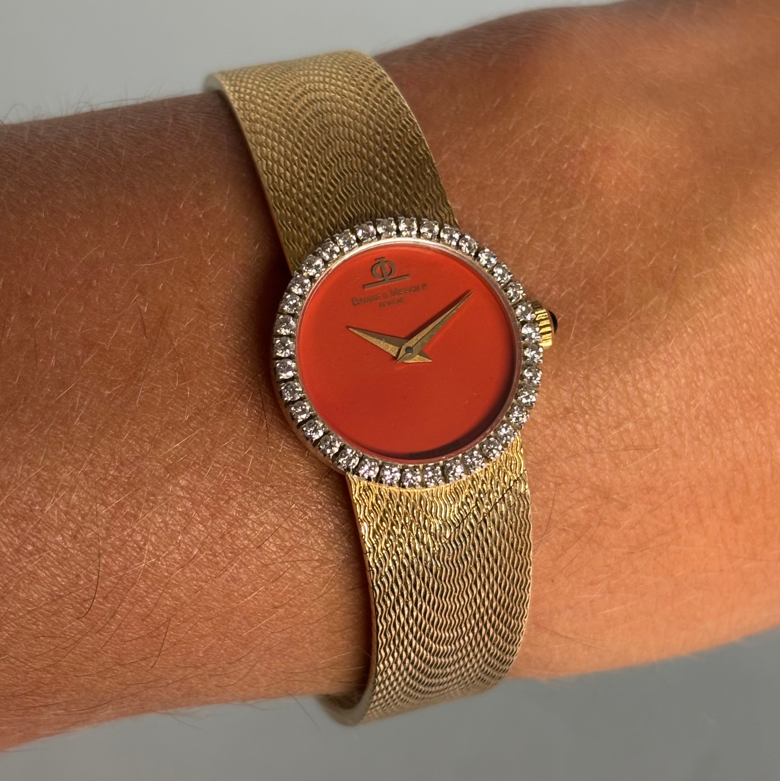 Baume & Mercier 18k bracelet watch
