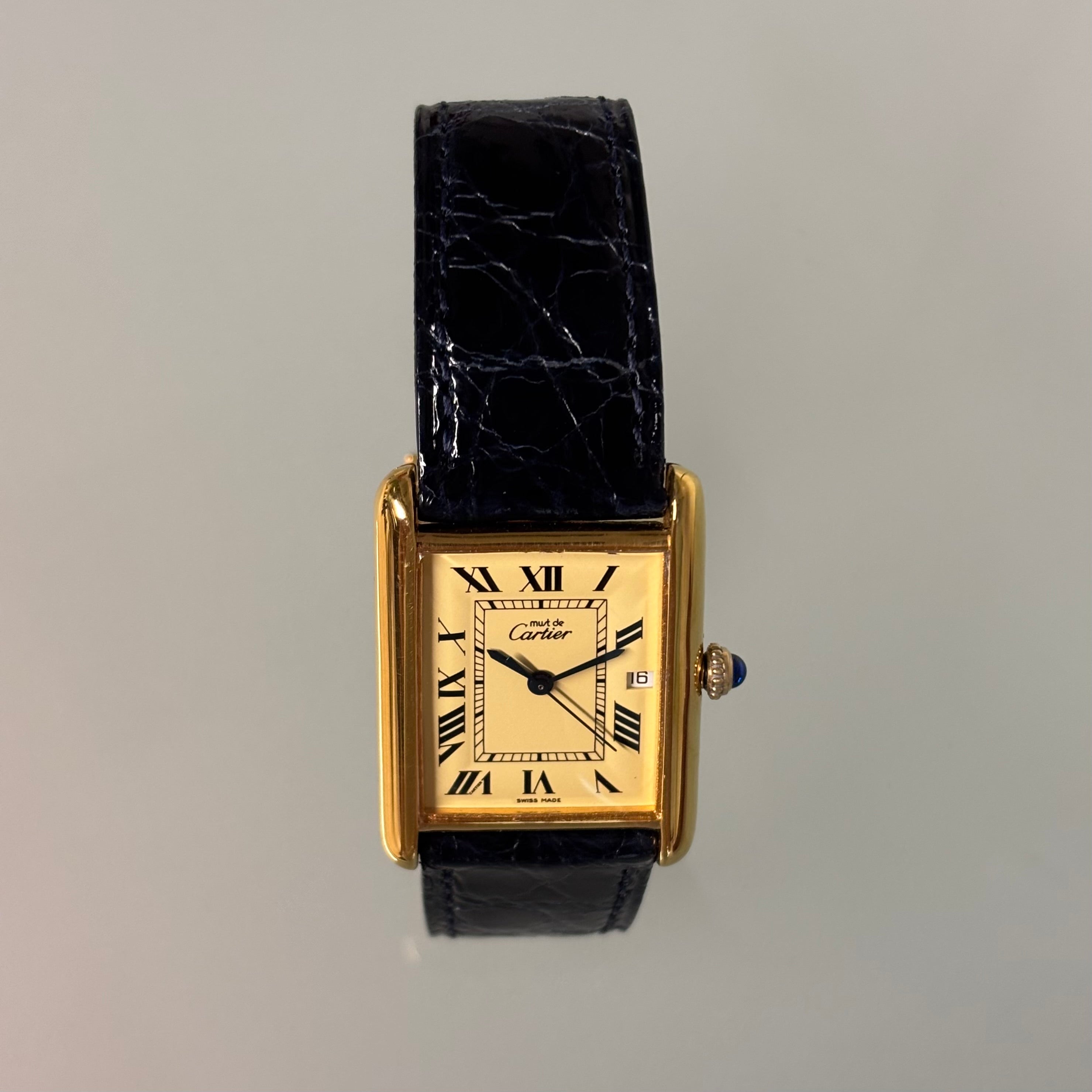 Cartier Tank XL with original strap & clasp