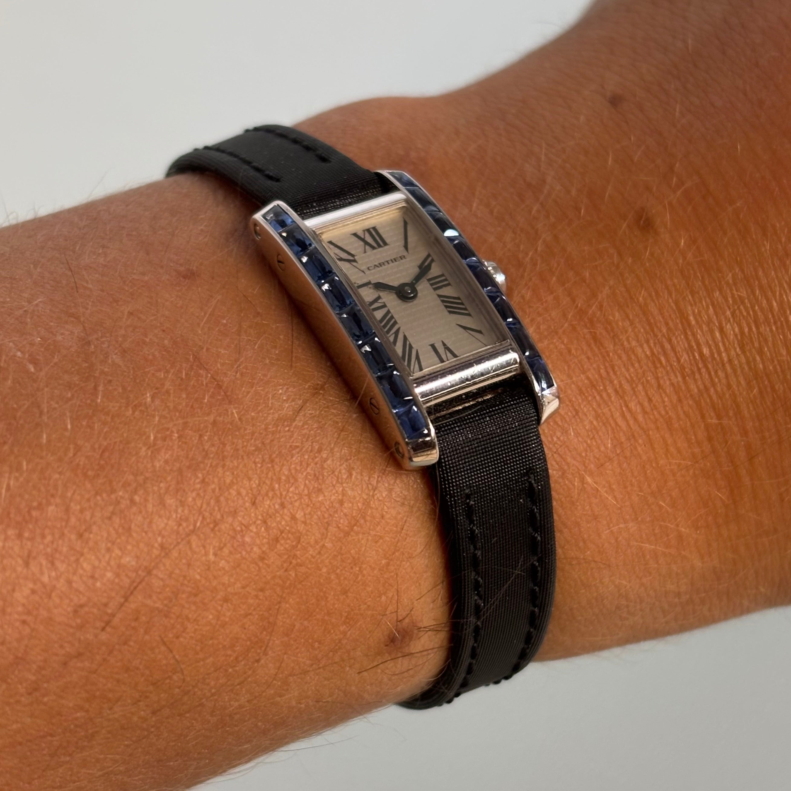 Cartier Tank Lanieres factory baguettes
