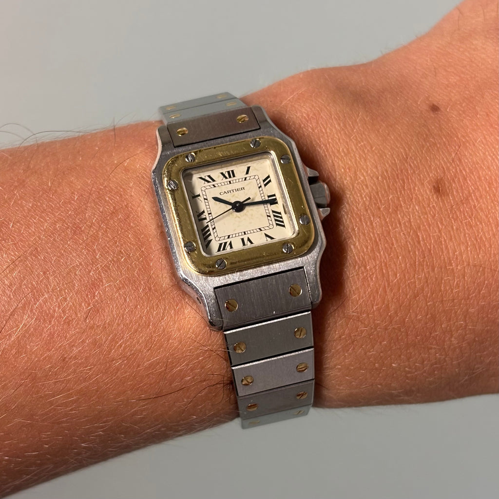 Cartier Santos Carrée Ladies 0902 Full Set