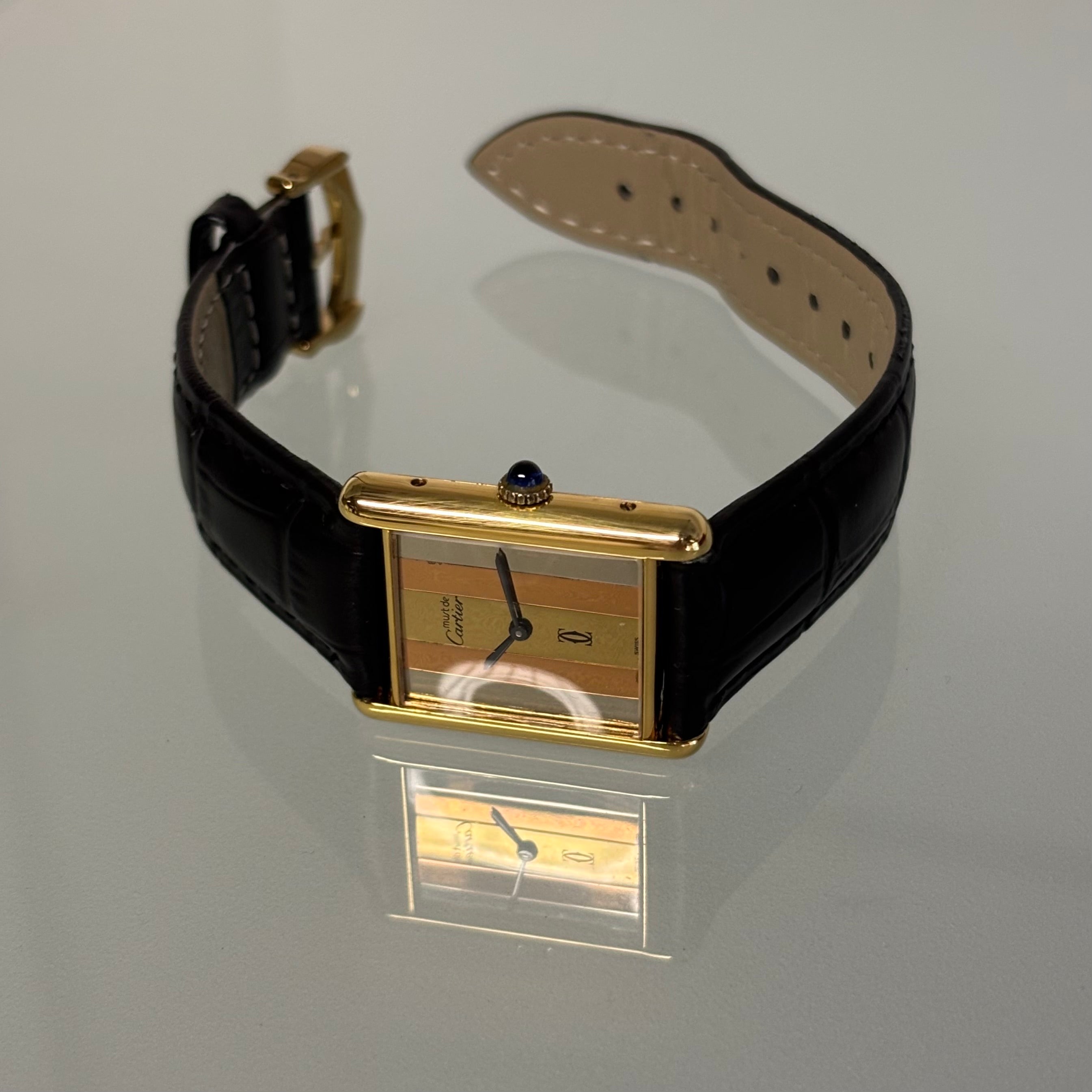 Cartier Tank GM with original buckle