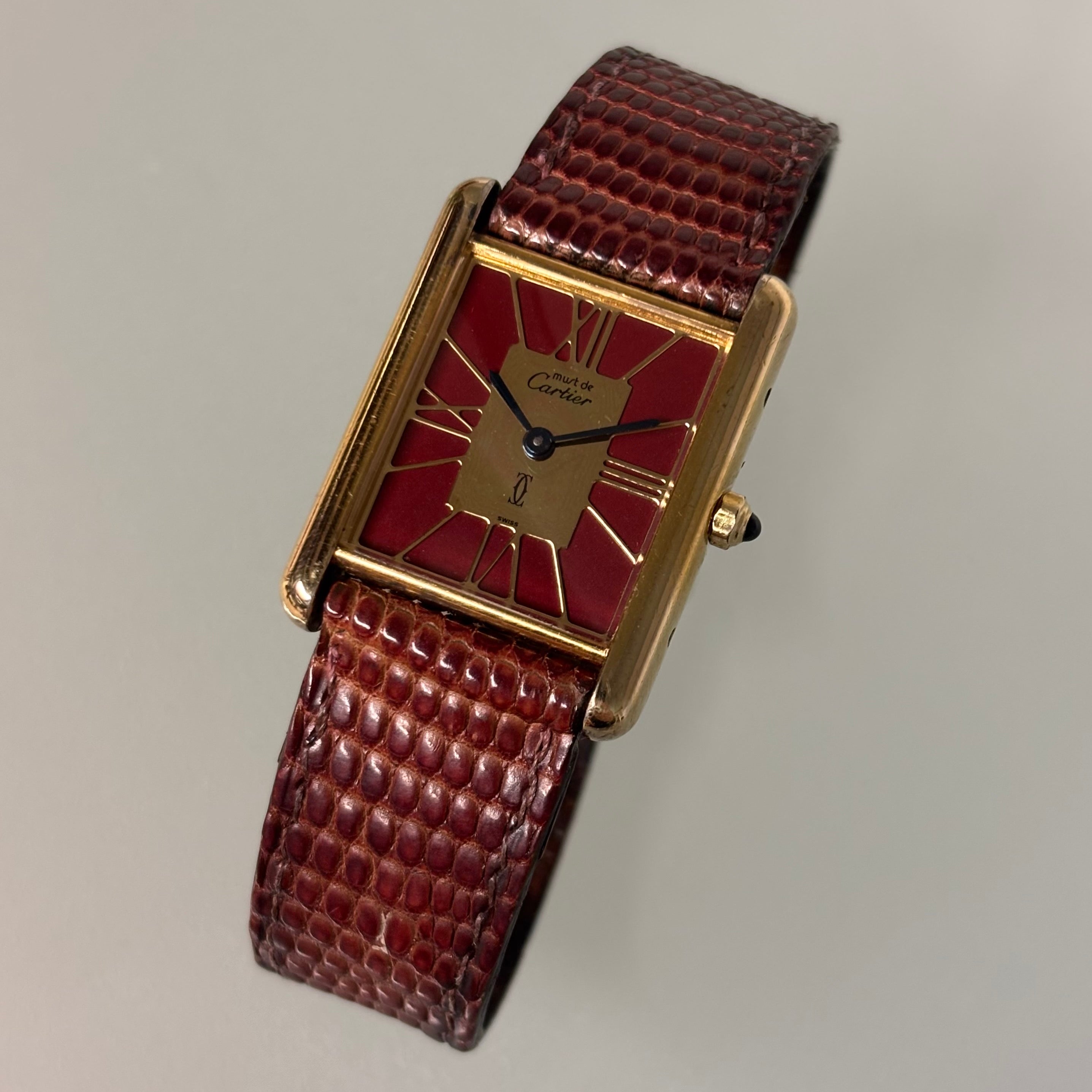 Cartier Tank Grand Model – Bordeaux Art Deco Dial