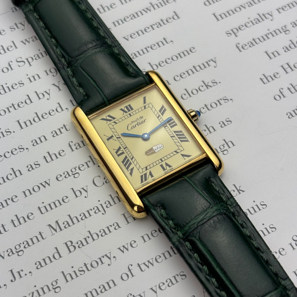 Cartier Tank GM very rare dial