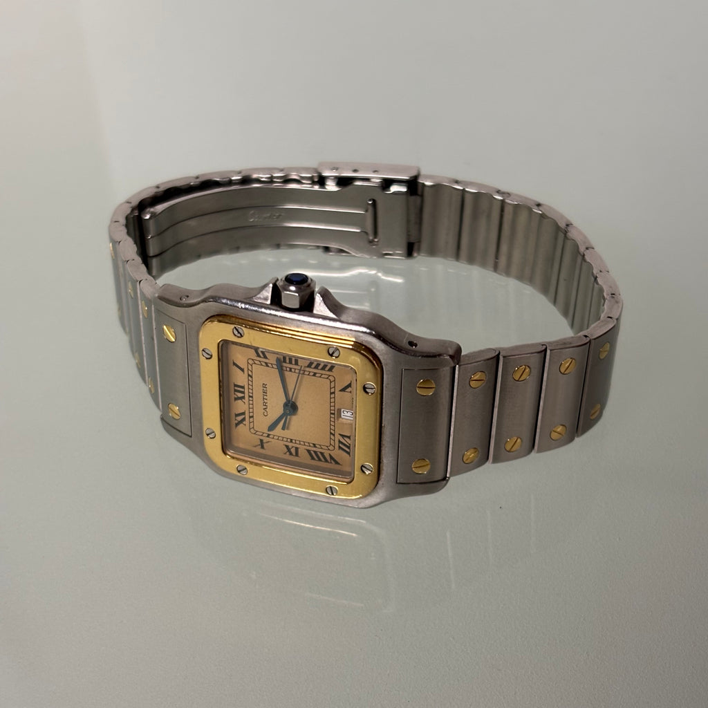 Cartier Santos Galbée GM Gold/Steel