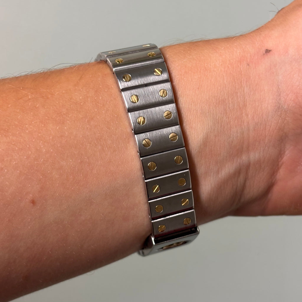 Cartier Santos Galbée GM Gold/Steel