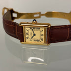 Cartier Tank PM Champagne dial with clasp