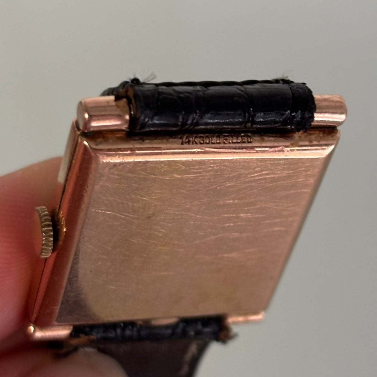 Movado 14k rose gold filled with stunning dial