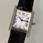 Cartier Tank PM Silver White dial