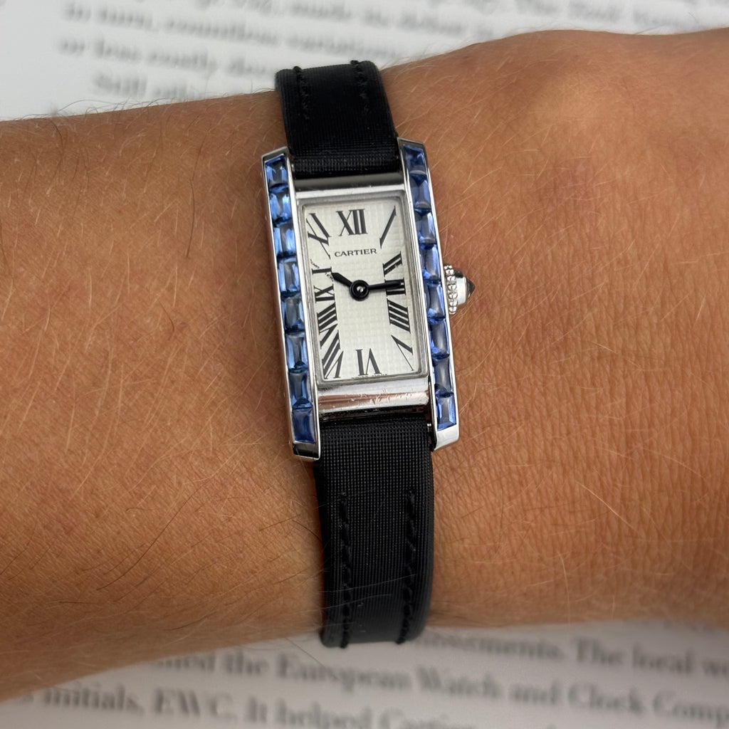 Cartier Tank Lanieres factory baguettes