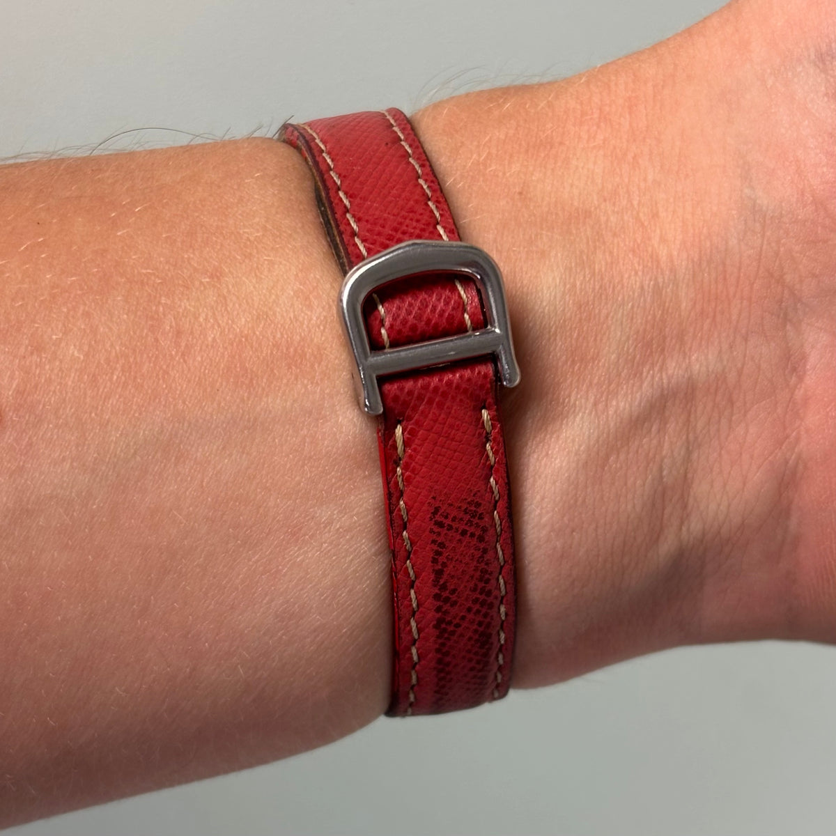 Cartier Santos Galbée PM with original strap & clasp