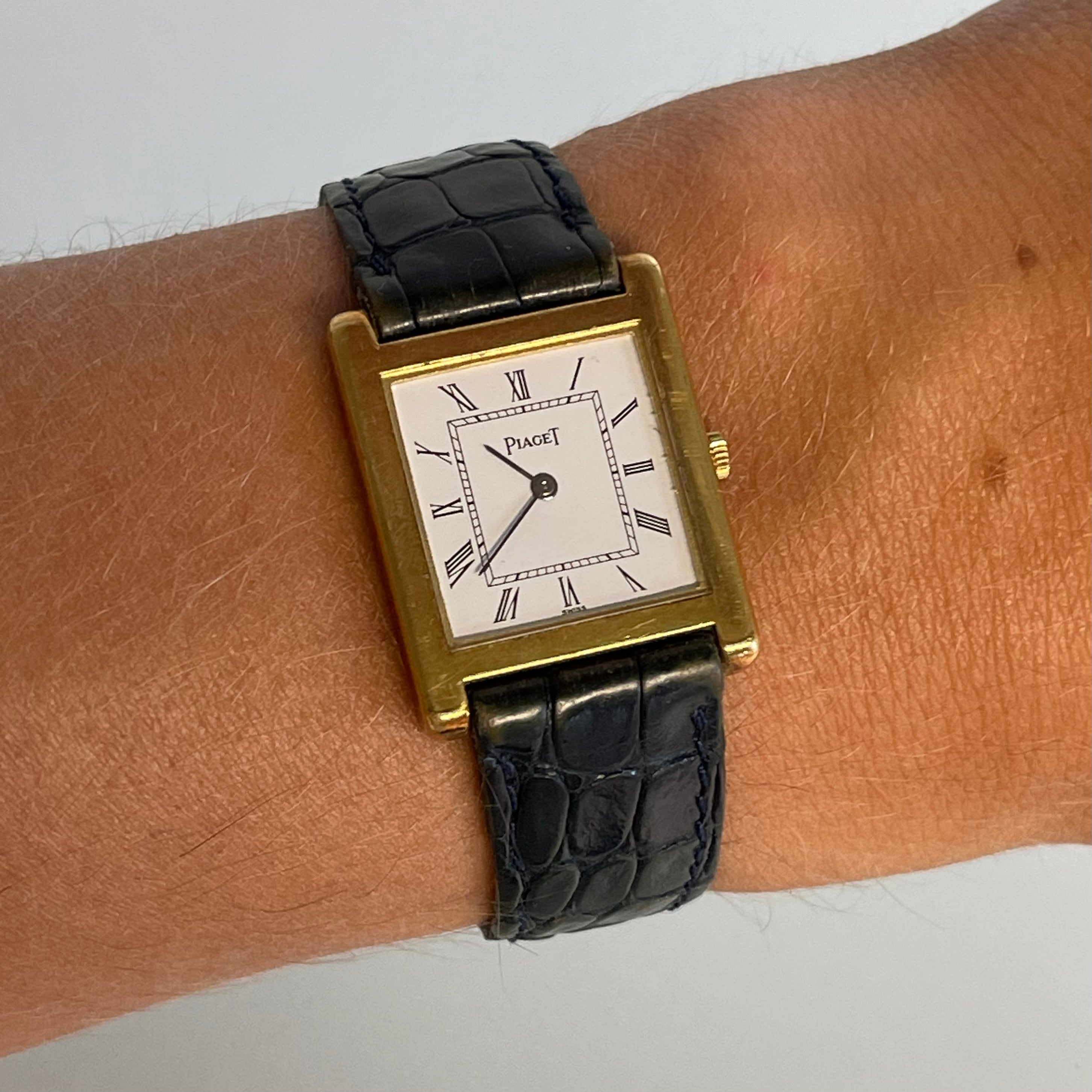 Piaget 18k Tank Normale Full Set