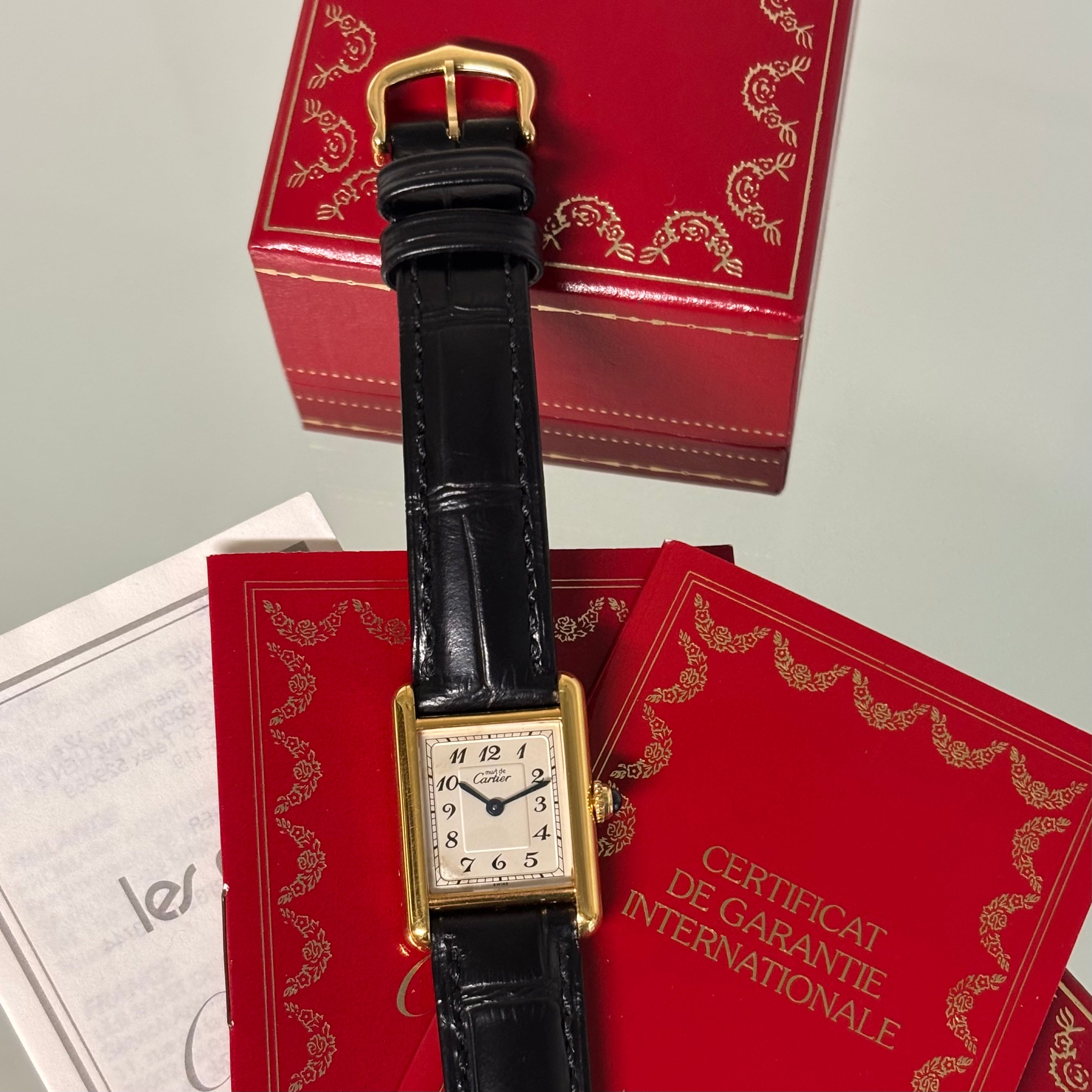 Cartier Tank PM Breguet Full complete set
