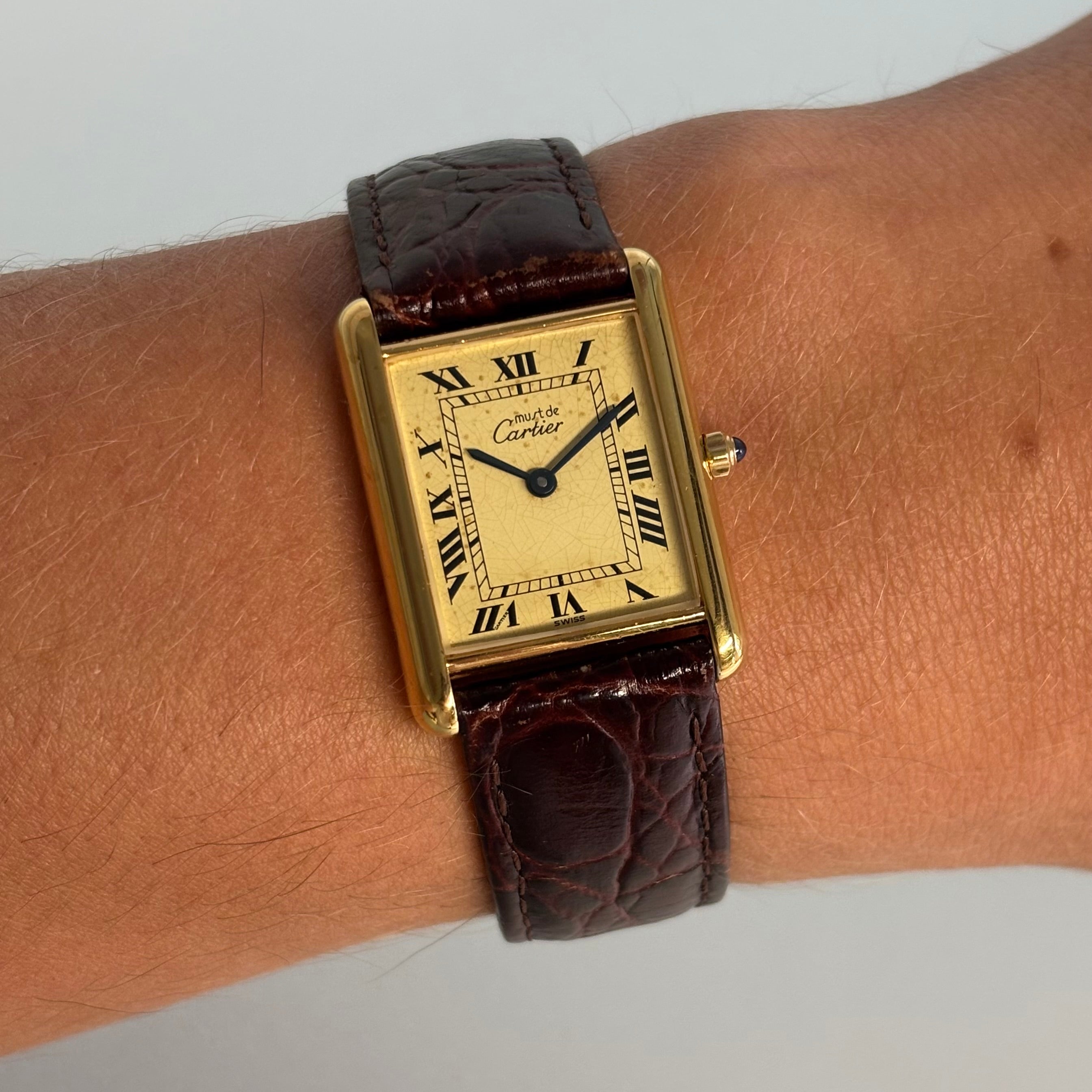 Cartier Tank GM with buckle