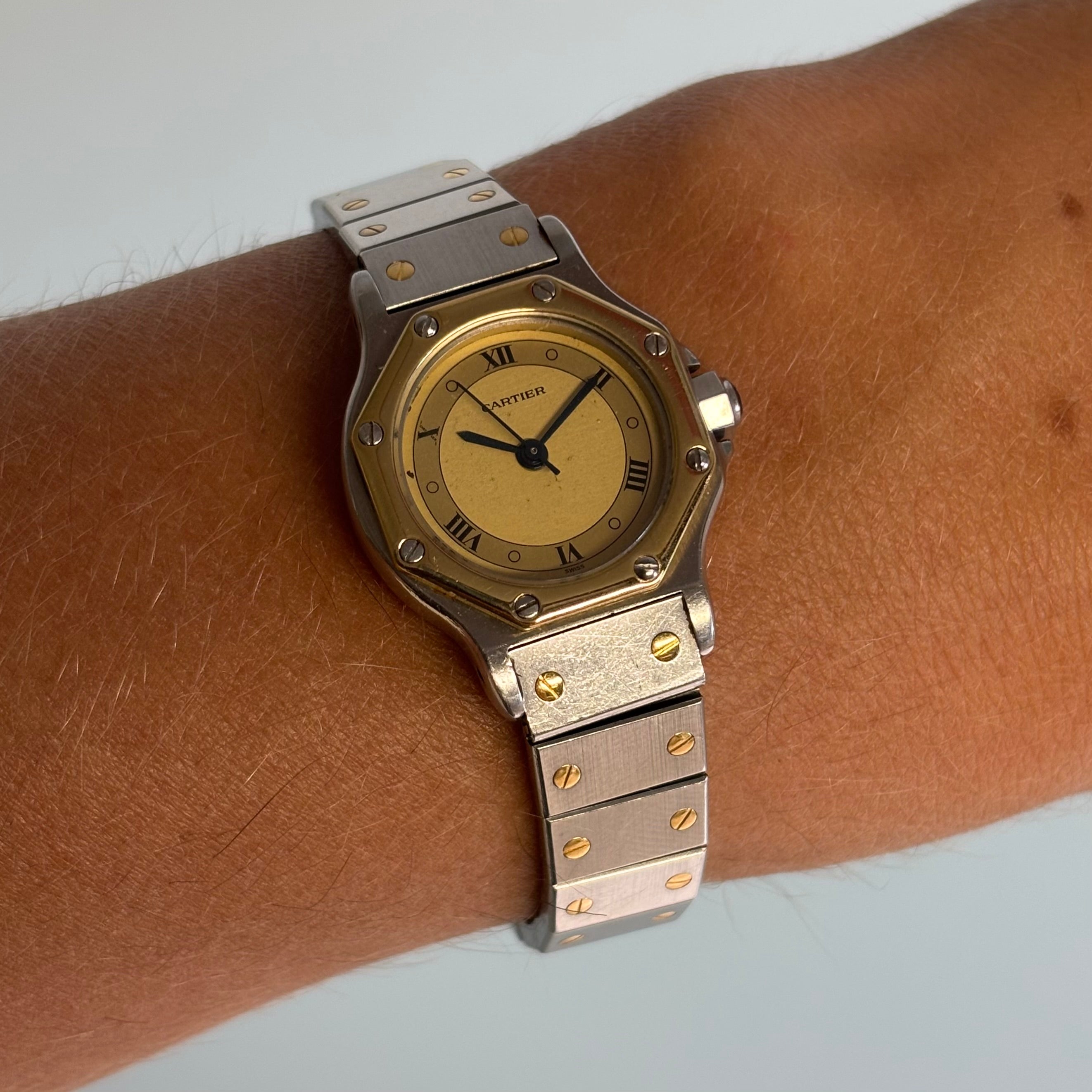 Cartier Santos Octagon PM rare dial