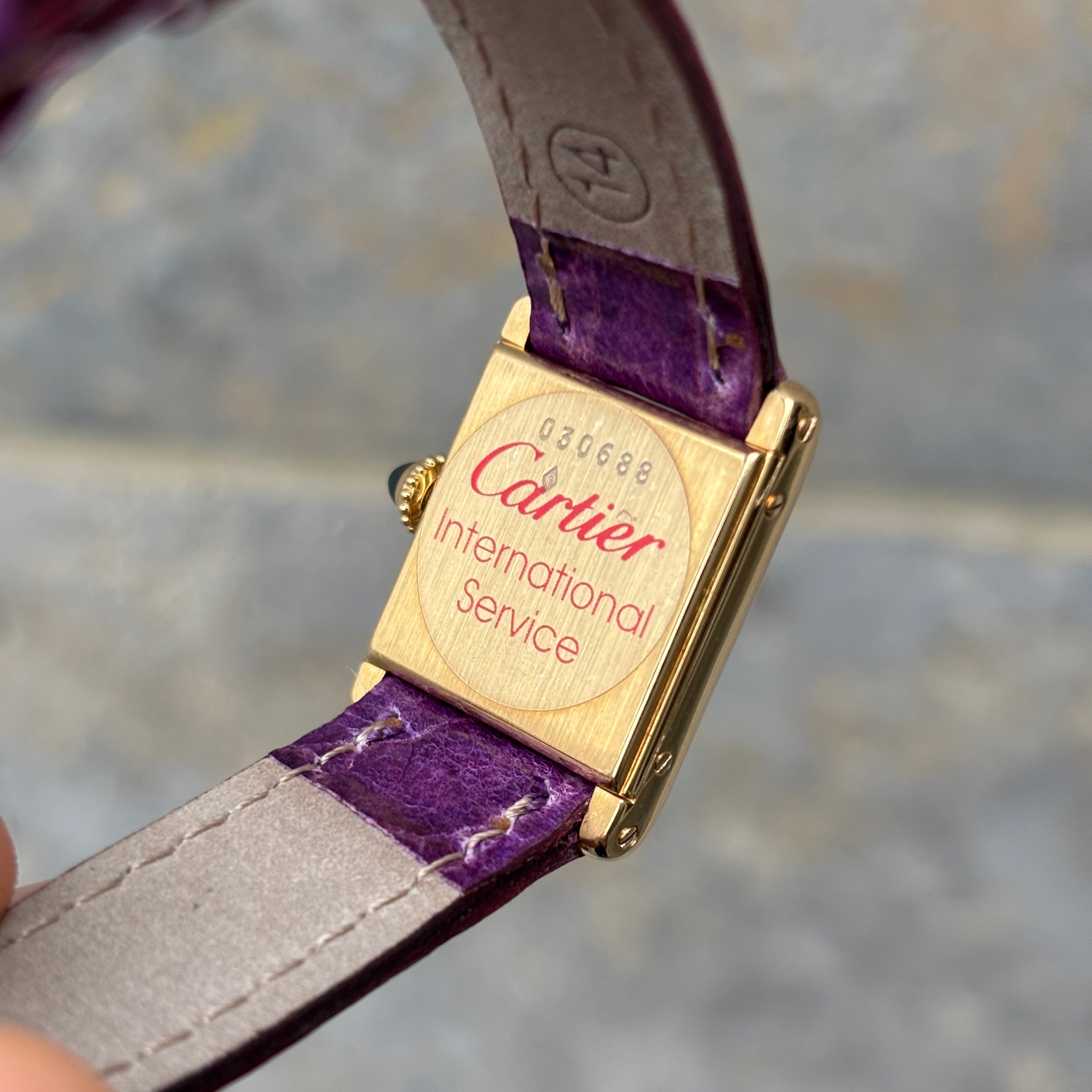 Cartier Tank Louis Petit Model – Paris Signed, 18K Gold