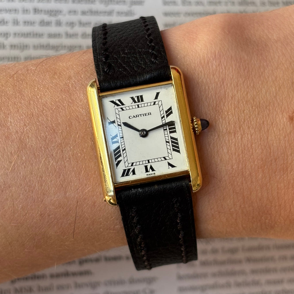 Cartier Tank GM “New York” with clasp