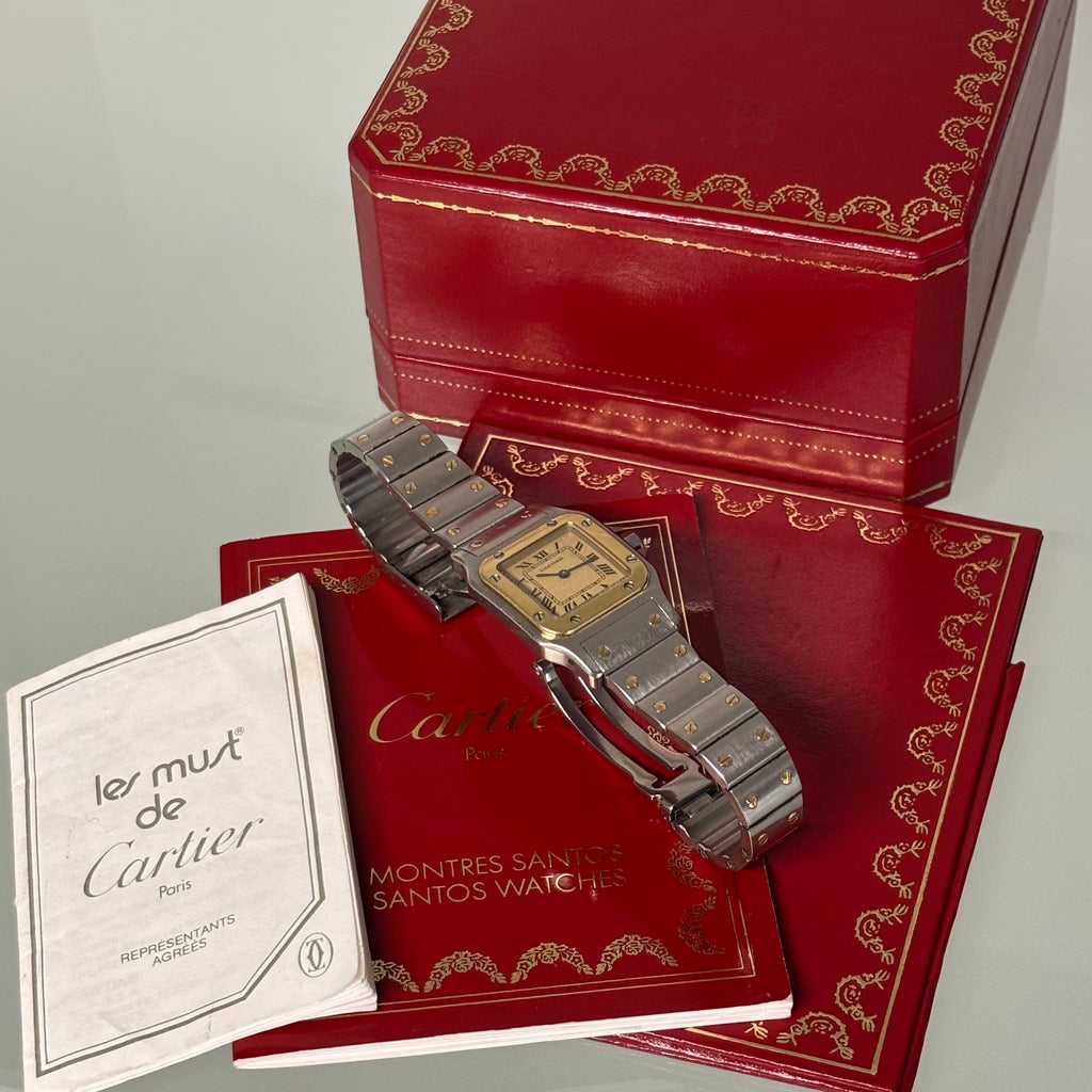 Cartier Santos Galbee PM with box & booklets